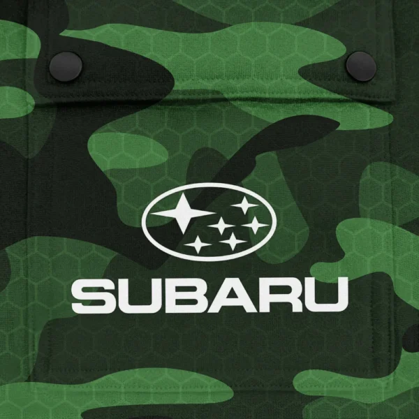 Subaru Exclusive Logo Fashion Hoodie Half Zip BLC11625A1SBR - Green - Image 3