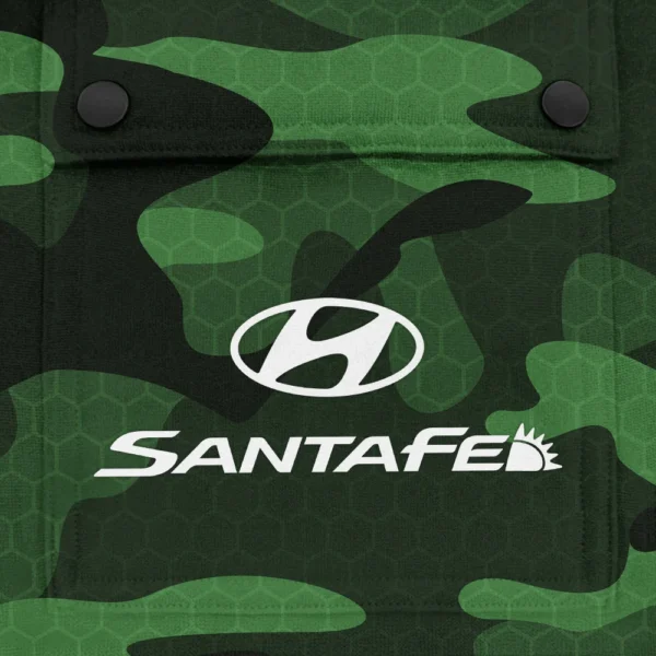 Santa Fe Exclusive Logo Fashion Hoodie Half Zip BLC11625A1SFE - Green - Image 3
