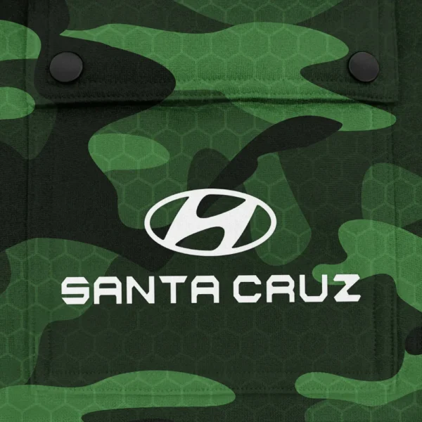 Santa Cruz Exclusive Logo Fashion Hoodie Half Zip BLC11625A1STC - Green - Image 3