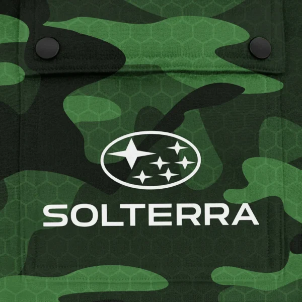 Solterra Exclusive Logo Fashion Hoodie Half Zip BLC11625A1STR - Green - Image 3