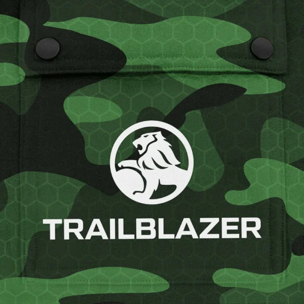 Trailblazer Exclusive Logo Fashion Hoodie Half Zip BLC11625A1TBZ - Green - Image 3