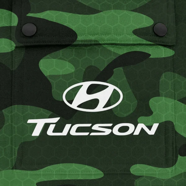 Tucson Exclusive Logo Fashion Hoodie Half Zip BLC11625A1TSN - Green - Image 3