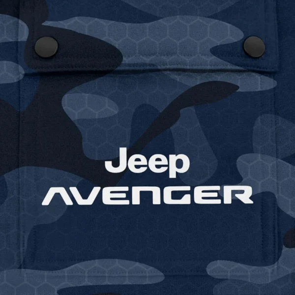 Avenger Exclusive Logo Fashion Hoodie Half Zip BLC11625A1AVG - Navy - Image 3