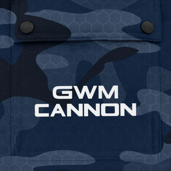 Cannon Exclusive Logo Fashion Hoodie Half Zip BLC11625A1CAN - Navy - Image 3