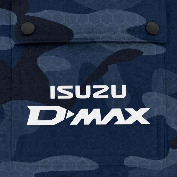 D-MAX Exclusive Logo Fashion Hoodie Half Zip BLC11625A1DMAX - Navy - Image 3