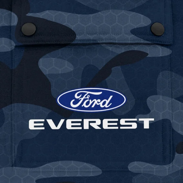 Everest Exclusive Logo Fashion Hoodie Half Zip BLC11625A1EVT - Navy - Image 3