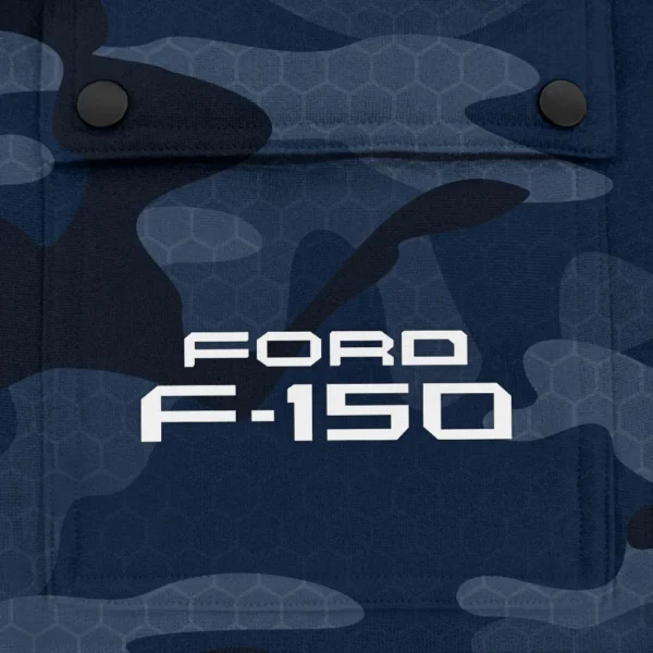 F-150 Exclusive Logo Fashion Hoodie Half Zip BLC11625A1F150 - Navy - Image 3