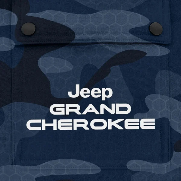 Grand Cherokee Exclusive Logo Fashion Hoodie Half Zip BLC11625A1GCK - Navy - Image 3