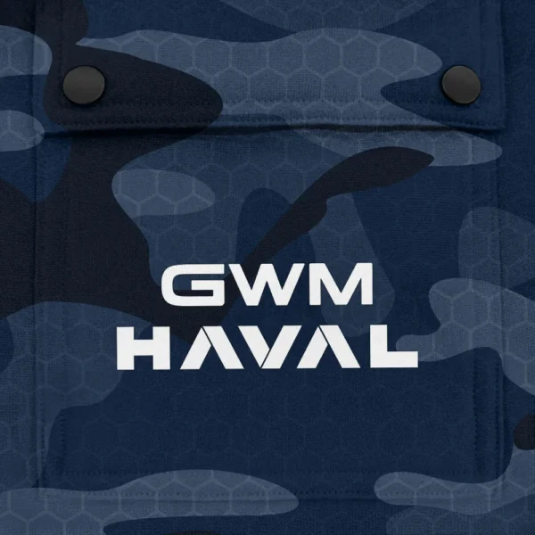 Haval Exclusive Logo Fashion Hoodie Half Zip BLC11625A1HAV - Navy - Image 3