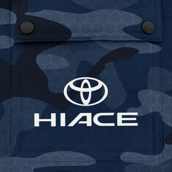 HiAce Exclusive Logo Fashion Hoodie Half Zip BLC11625A1HIA - Navy - Image 3