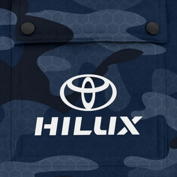 Hilux Exclusive Logo Fashion Hoodie Half Zip BLC11625A1HLX - Navy - Image 3
