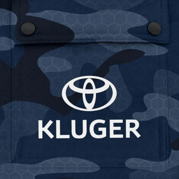Kluger Exclusive Logo Fashion Hoodie Half Zip BLC11625A1KLG - Navy - Image 3