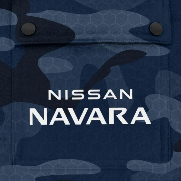 Navara Exclusive Logo Fashion Hoodie Half Zip BLC11625A1NVR - Navy - Image 3