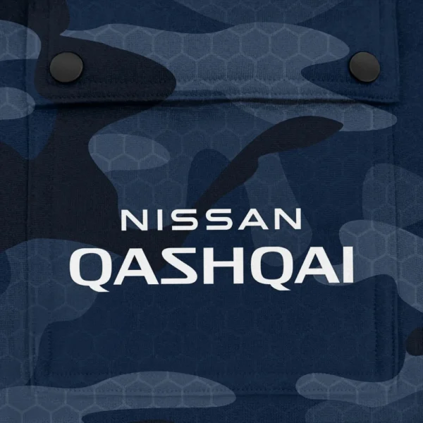 Qashqai Exclusive Logo Fashion Hoodie Half Zip BLC11625A1QQI - Navy - Image 3