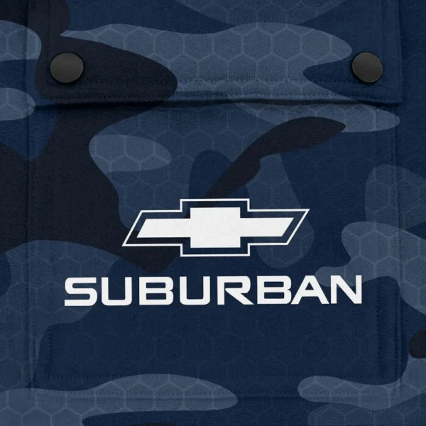 Suburban Exclusive Logo Fashion Hoodie Half Zip BLC11625A1SBB - Navy - Image 3