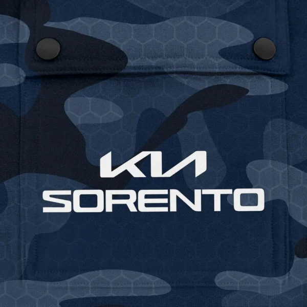 Sorento Exclusive Logo Fashion Hoodie Half Zip BLC11625A1SRT - Navy - Image 3