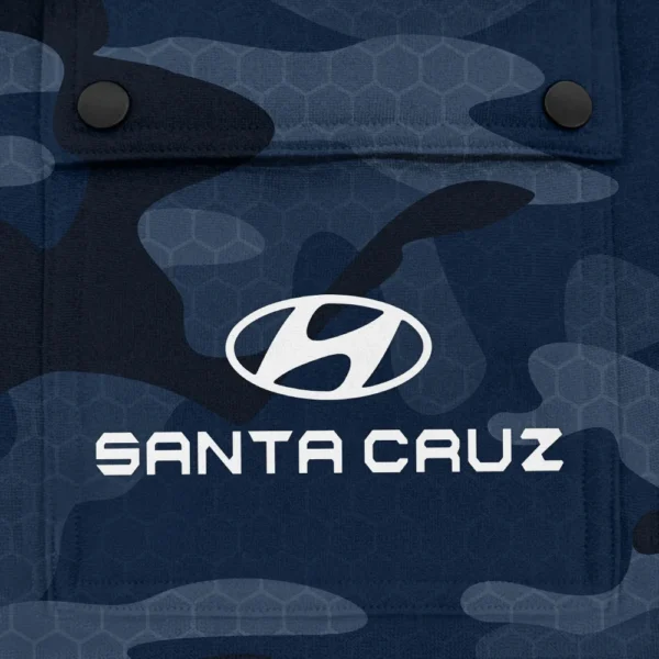 Santa Cruz Exclusive Logo Fashion Hoodie Half Zip BLC11625A1STC - Navy - Image 3