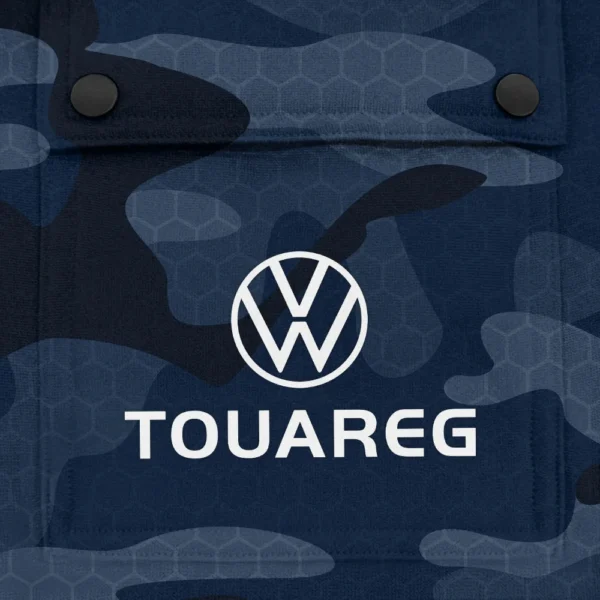 Touareg Exclusive Logo Fashion Hoodie Half Zip BLC11625A1TRG - Navy - Image 3
