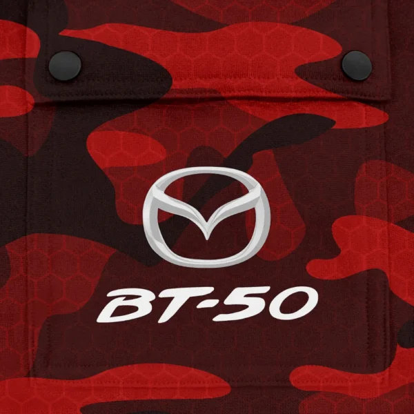 BT-50 Exclusive Logo Fashion Hoodie Half Zip BLC11625A1BT50 - Red - Image 3