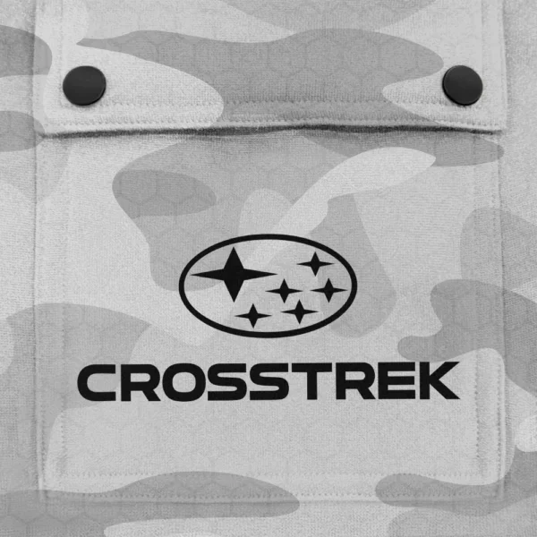 Crosstrek Exclusive Logo Fashion Hoodie Half Zip BLC11625A1CTK - White - Image 3