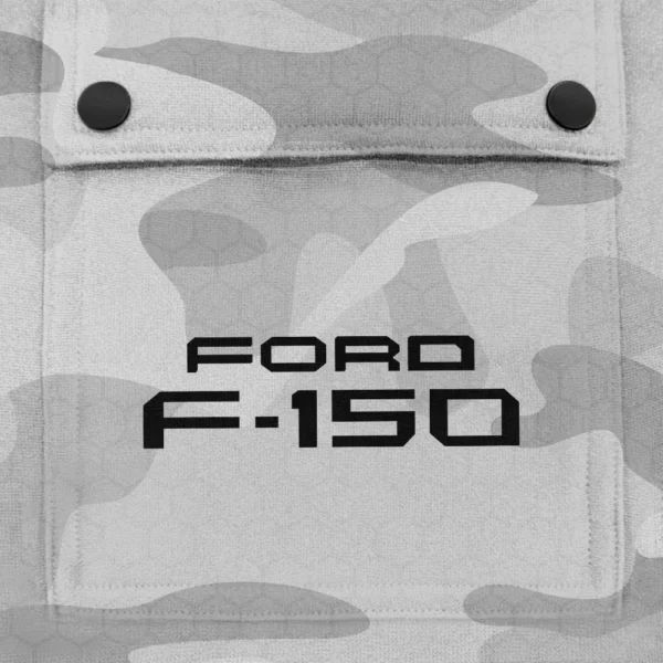 F-150 Exclusive Logo Fashion Hoodie Half Zip BLC11625A1F150 - White - Image 3