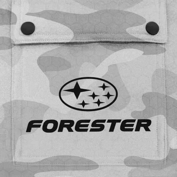 Forester Exclusive Logo Fashion Hoodie Half Zip BLC11625A1FST - White - Image 3
