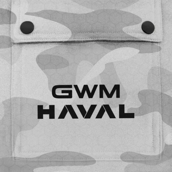 Haval Exclusive Logo Fashion Hoodie Half Zip BLC11625A1HAV - White - Image 3