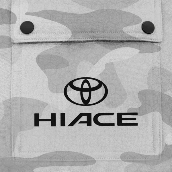 HiAce Exclusive Logo Fashion Hoodie Half Zip BLC11625A1HIA - White - Image 3