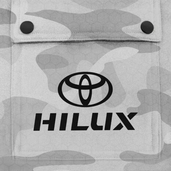 Hilux Exclusive Logo Fashion Hoodie Half Zip BLC11625A1HLX - White - Image 3