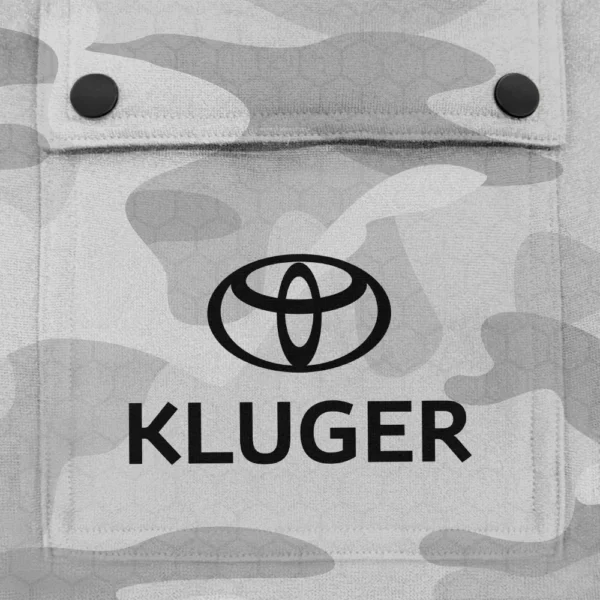 Kluger Exclusive Logo Fashion Hoodie Half Zip BLC11625A1KLG - White - Image 3