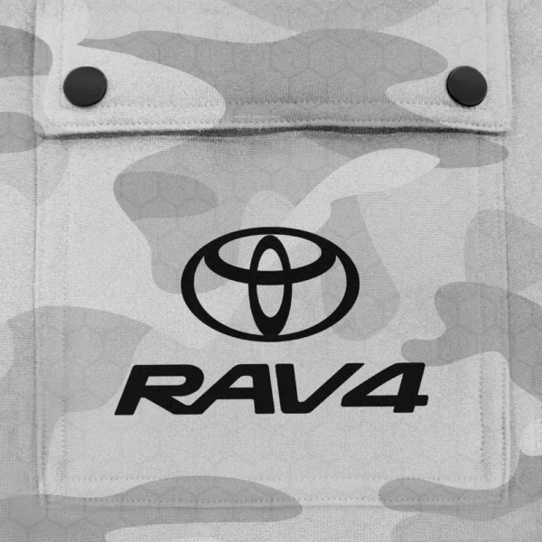 RAV4 Exclusive Logo Fashion Hoodie Half Zip BLC11625A1RAV4 - White - Image 3