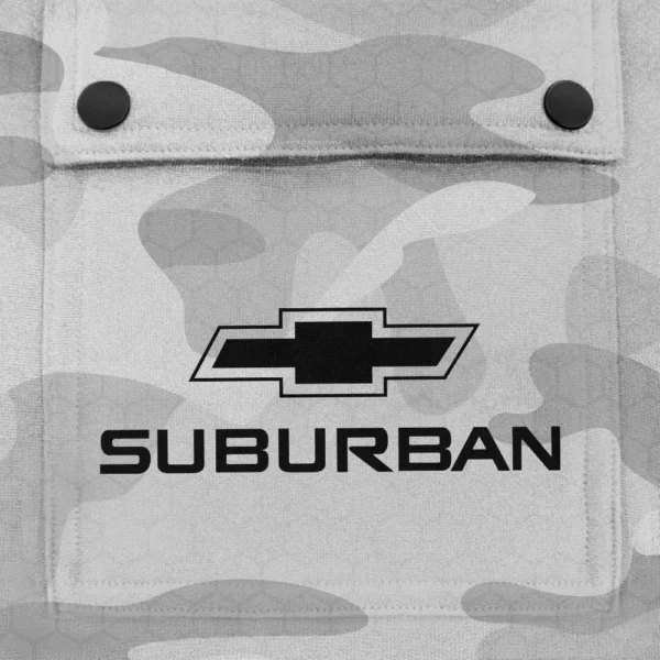 Suburban Exclusive Logo Fashion Hoodie Half Zip BLC11625A1SBB - White - Image 3