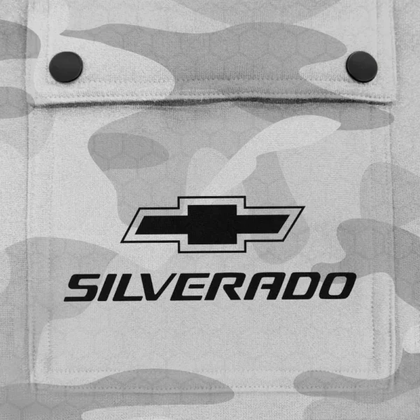 Silverado Exclusive Logo Fashion Hoodie Half Zip BLC11625A1SIL - White - Image 3