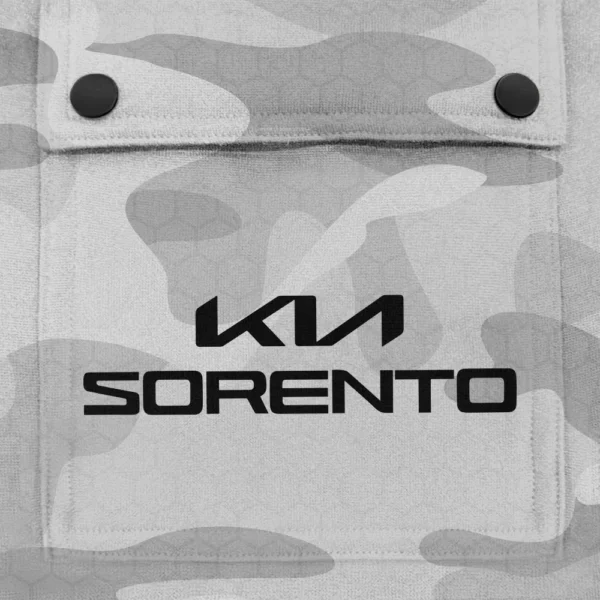Sorento Exclusive Logo Fashion Hoodie Half Zip BLC11625A1SRT - White - Image 3