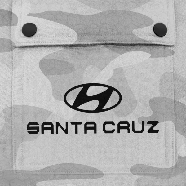 Santa Cruz Exclusive Logo Fashion Hoodie Half Zip BLC11625A1STC - White - Image 3