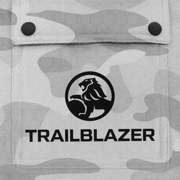 Trailblazer Exclusive Logo Fashion Hoodie Half Zip BLC11625A1TBZ - White - Image 3