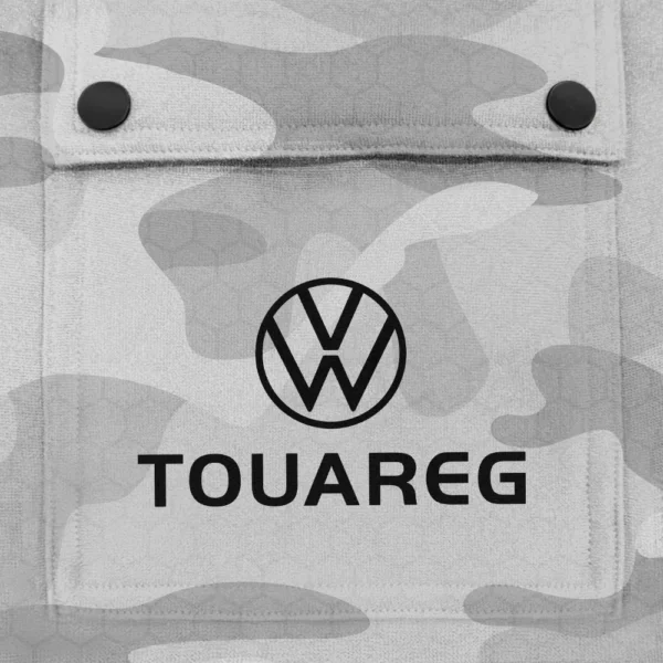 Touareg Exclusive Logo Fashion Hoodie Half Zip BLC11625A1TRG - White - Image 3