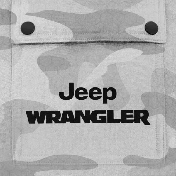 Wrangler Exclusive Logo Fashion Hoodie Half Zip BLC11625A1WRL - White - Image 3