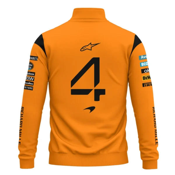 Lando Norris McLaren Formula One Exclusive Quarter-Zip Sweatshirt BLF1180525A1QZS - Image 3