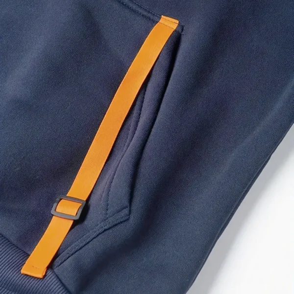 Tasman Exclusive Logo Fashion Hoodie Half Zipper BLC22525A1TAS - Navy - Image 2