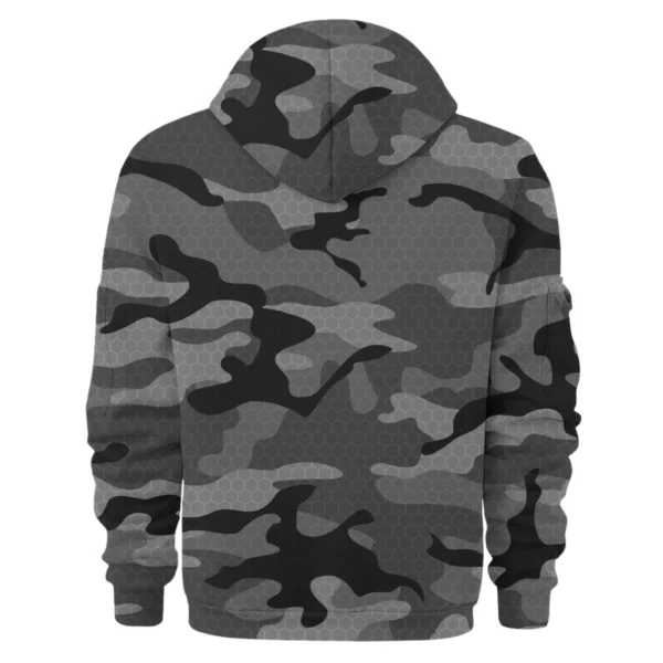 Tundra Exclusive Logo Fashion Hoodie Half Zip BLC11625A1TDR - Gray - Image 2