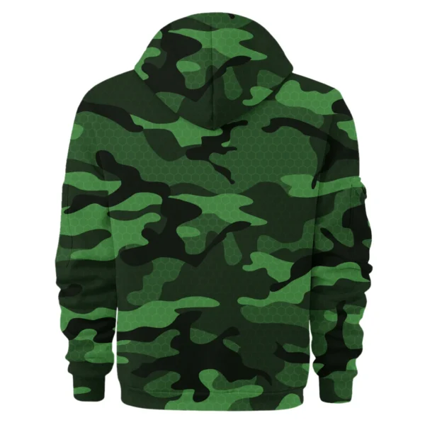 Eclipse Cross Exclusive Logo Fashion Hoodie Half Zip BLC11625A1ECC - Green - Image 2