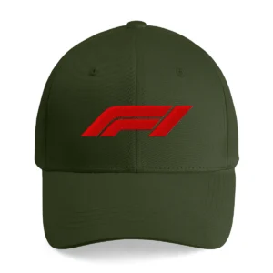 2025 F1 The Movie Exclusive Logo Embroidery Cap BLF116625A7 - ArmyGreen