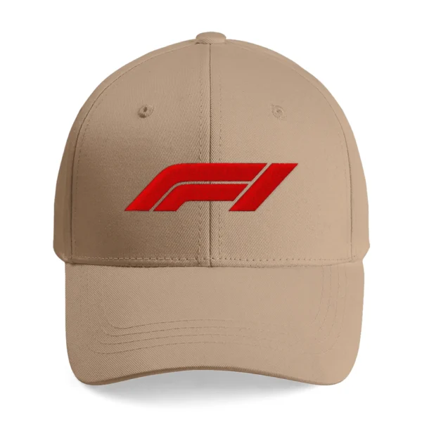 2025 F1 The Movie Exclusive Logo Embroidery Cap BLF116625A7 - Khaki