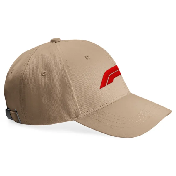 2025 F1 The Movie Exclusive Logo Embroidery Cap BLF116625A7 - Khaki - Image 2