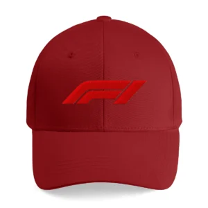 2025 F1 The Movie Exclusive Logo Embroidery Cap BLF116625A7 - Red
