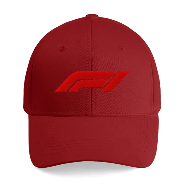 2025 F1 The Movie Exclusive Logo Embroidery Cap BLF116625A7 - Red